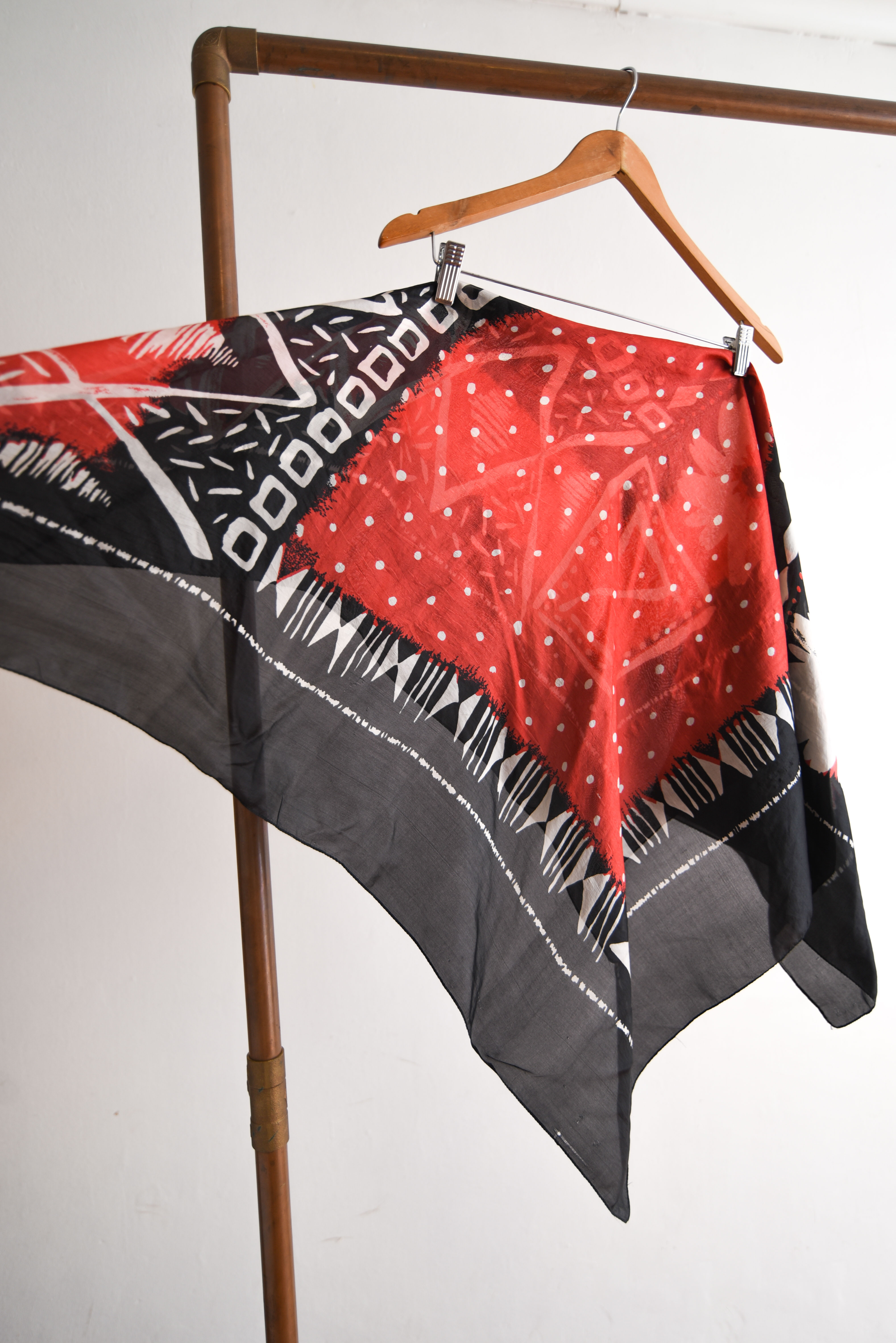 Maxi pañuelo vintage seda