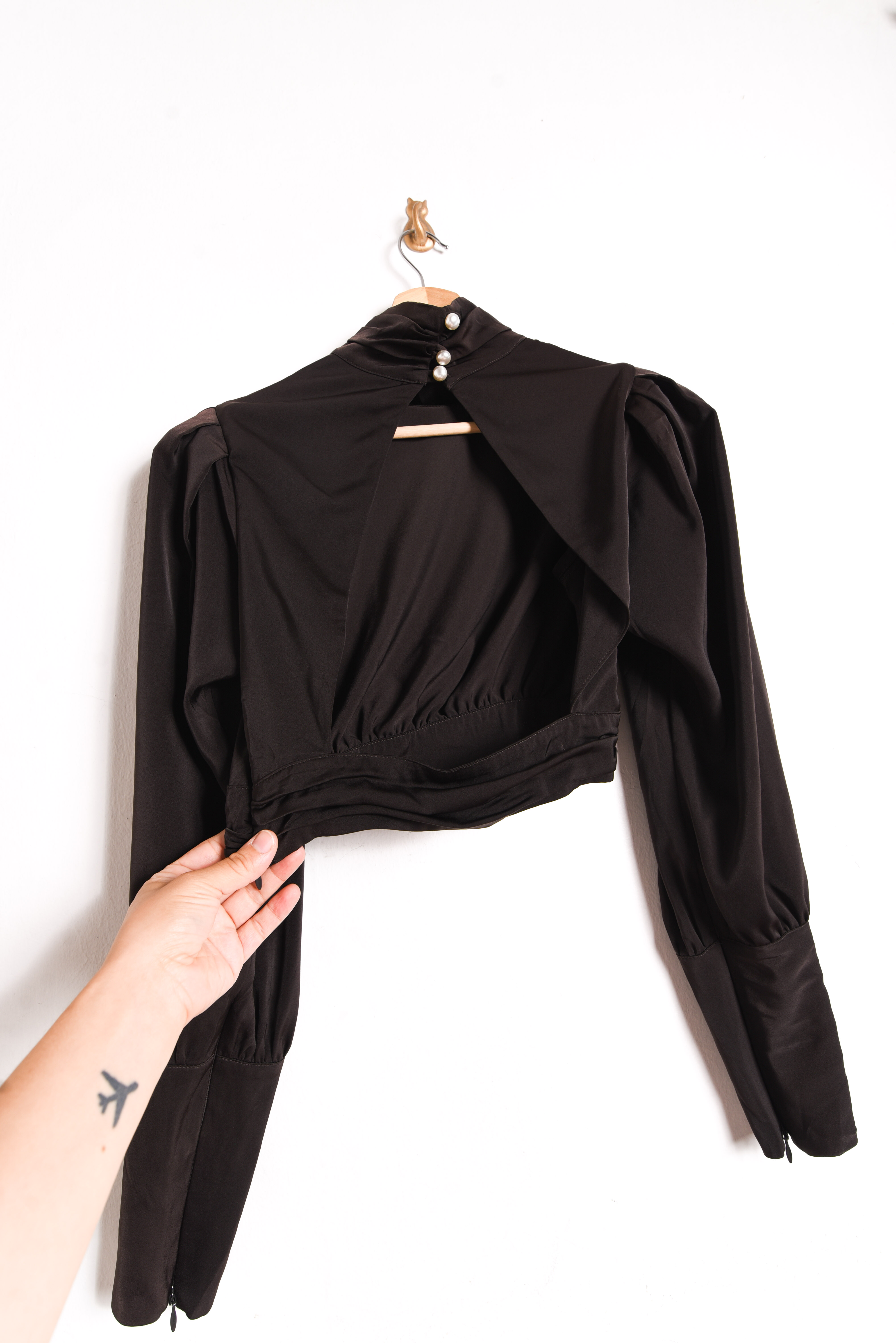 Croptop dark chocolate Camila Coelho