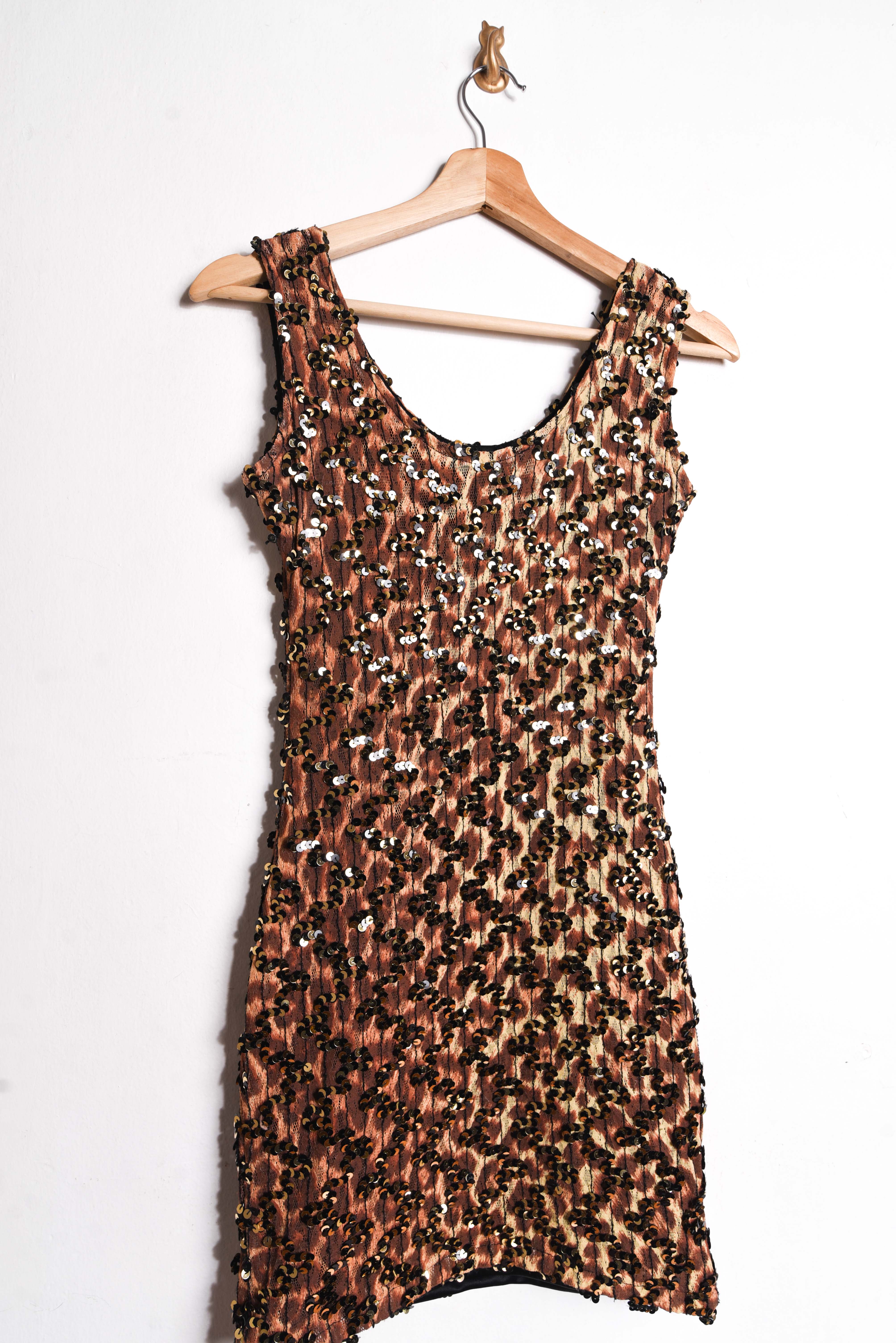 Vestido vintage party lentejuelas