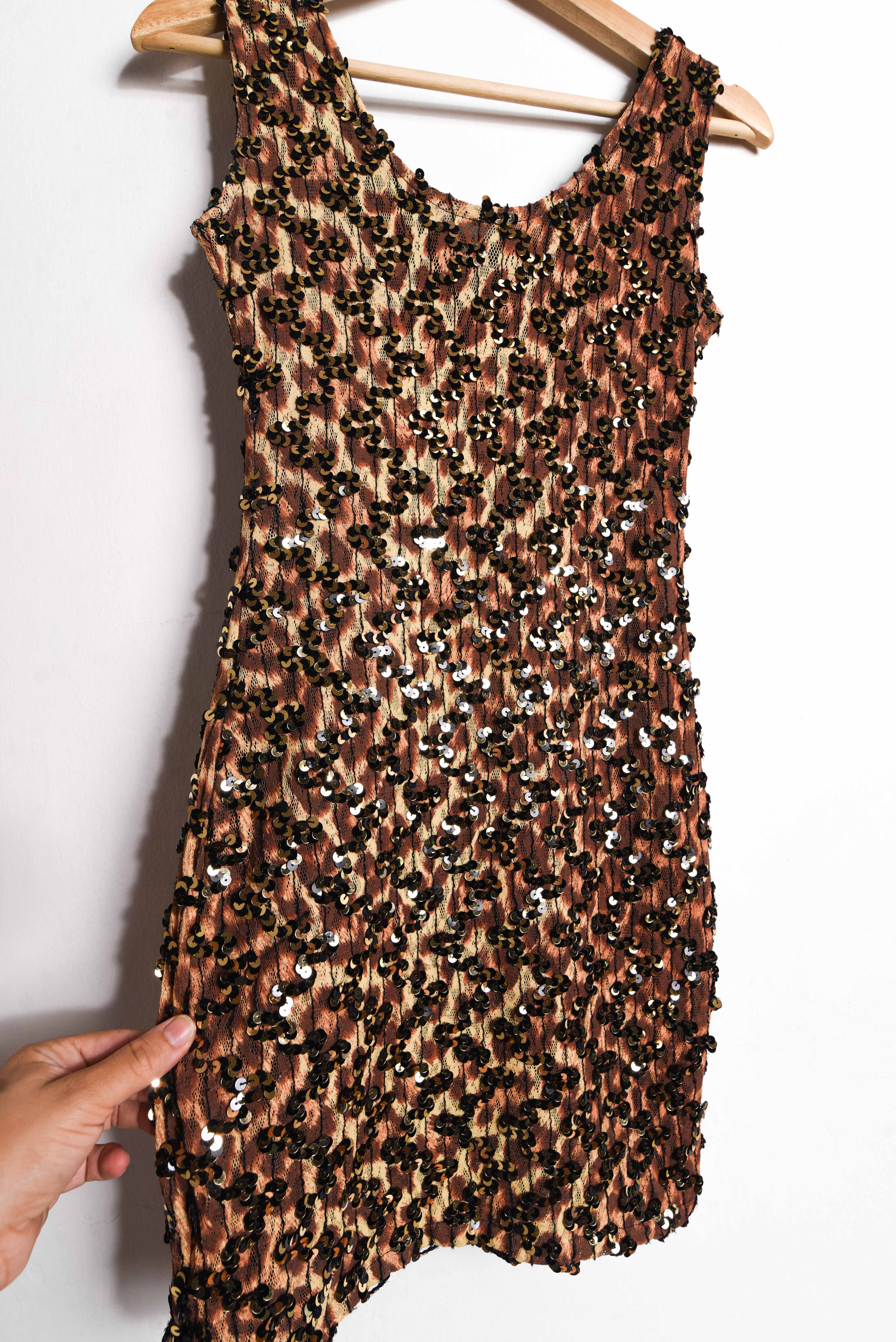 Vestido vintage party lentejuelas