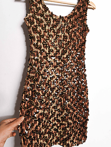 Vestido vintage party lentejuelas