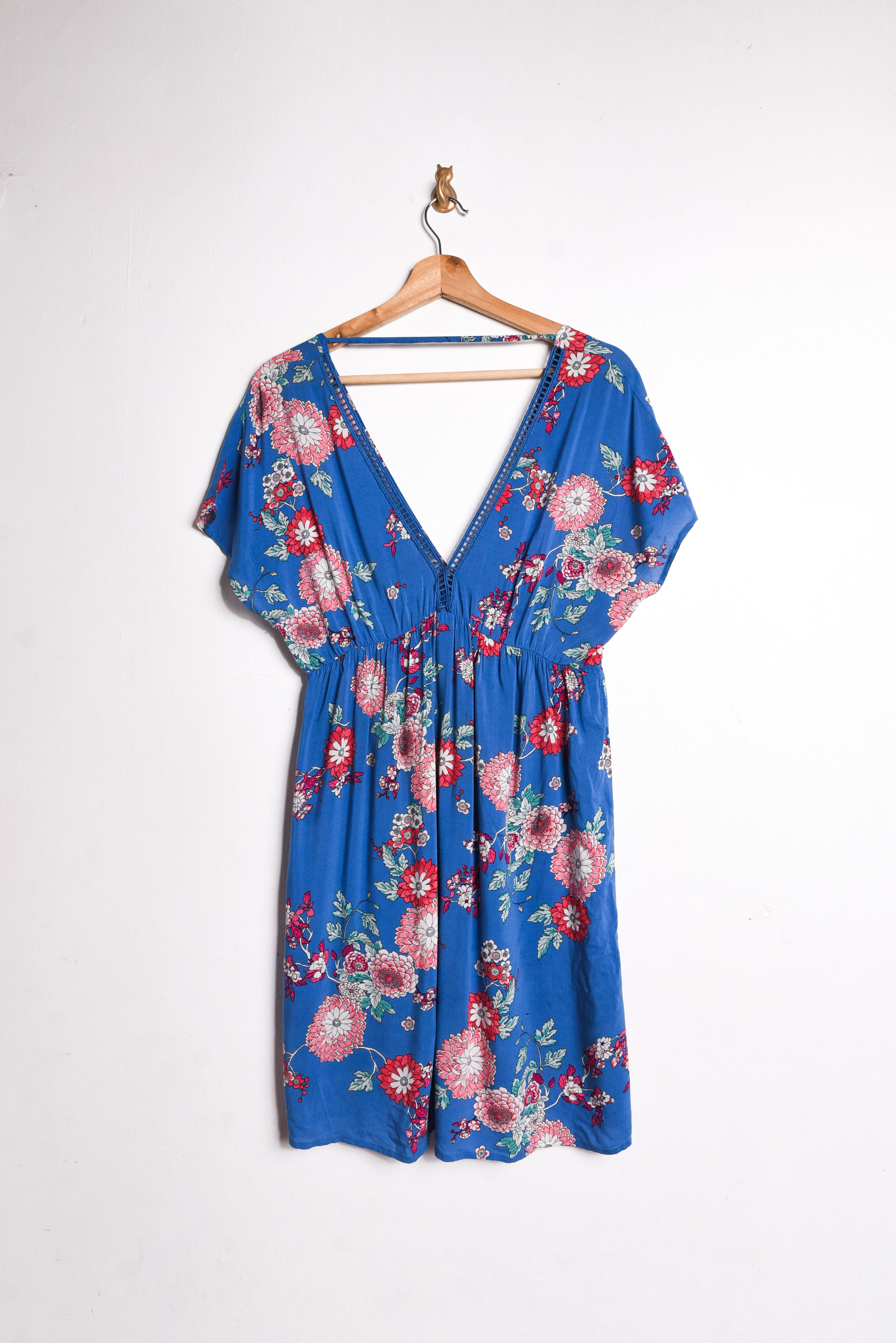 Vestido azulino floral summer