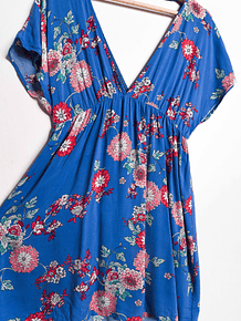 Vestido azulino floral summer