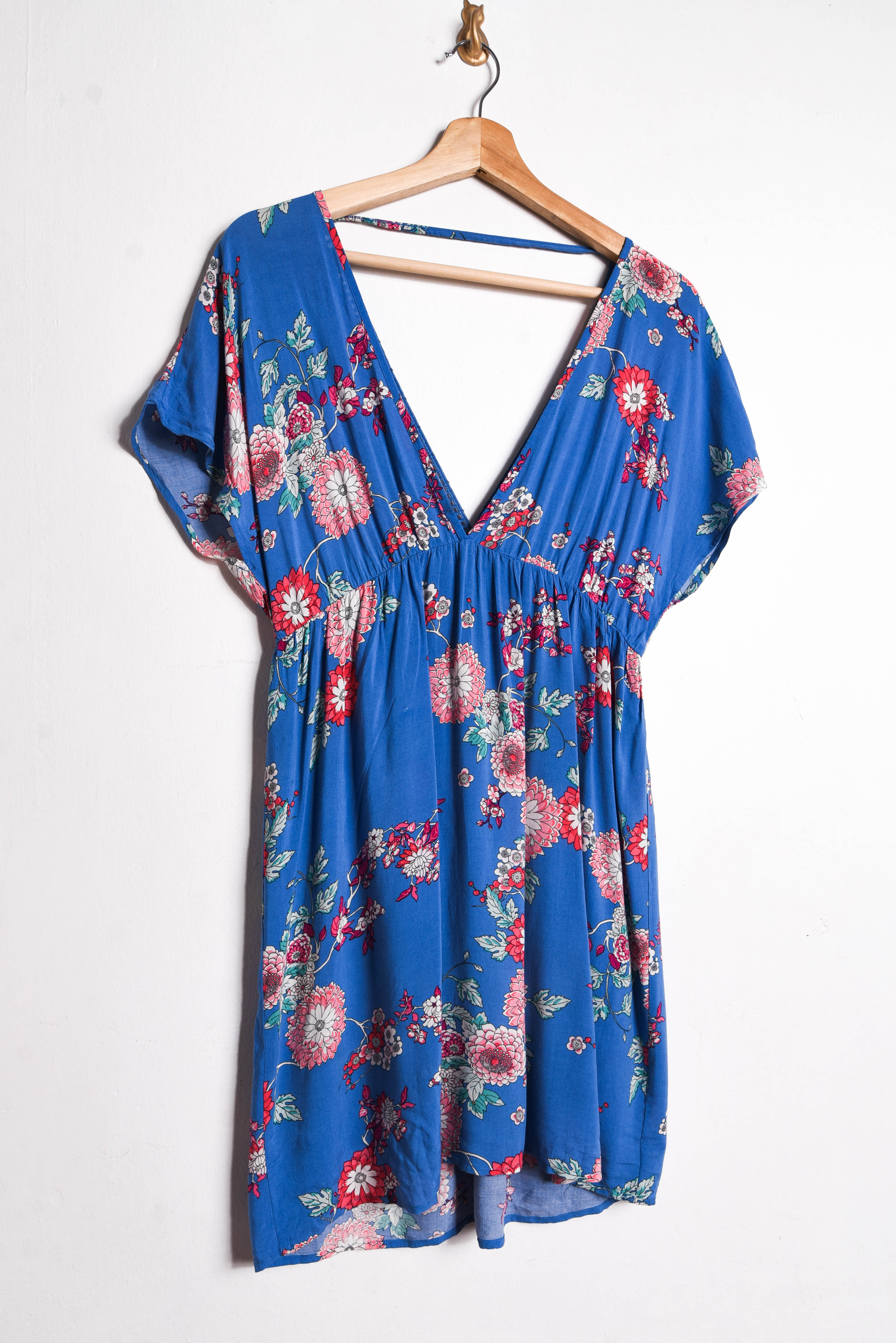 Vestido azulino floral summer
