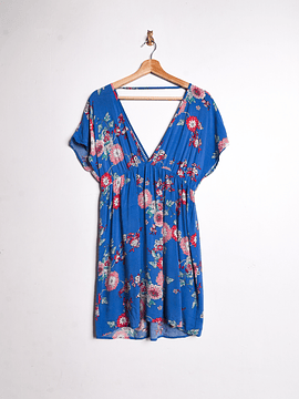Vestido azulino floral summer