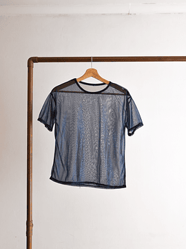 Polera azul shiny