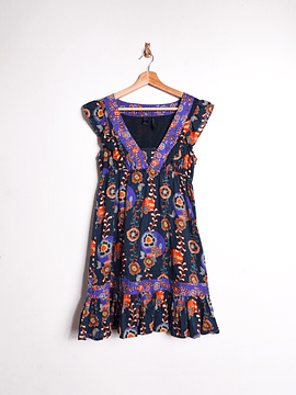 Vestido floral Mango