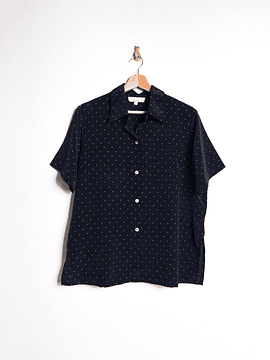 Blusa azul navy dots