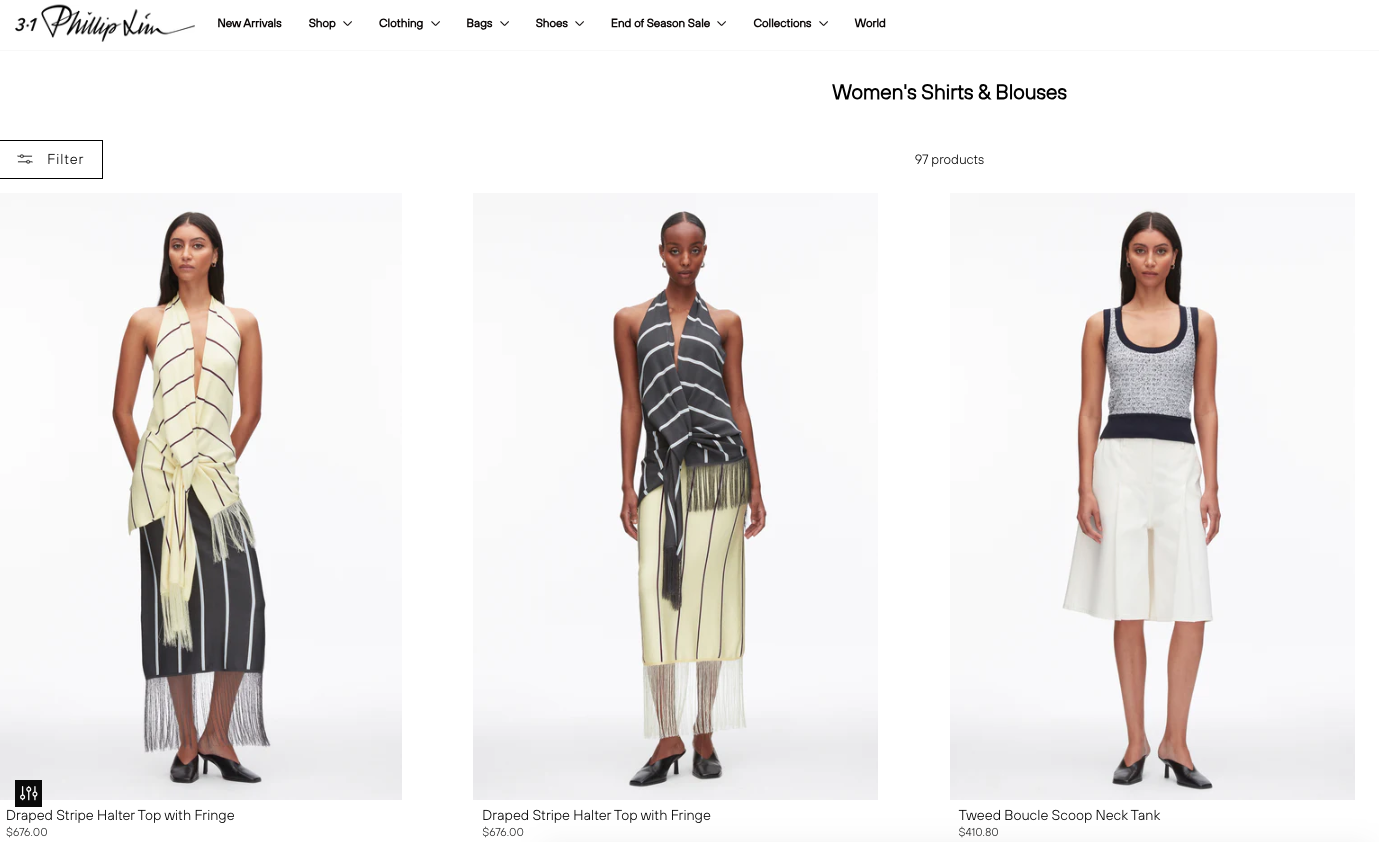 Blusa seda 3.1 Phillip Lim