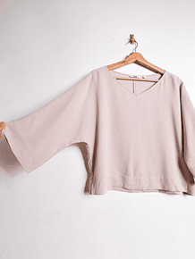 Blusa gris taupe