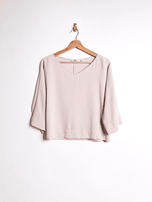 Blusa gris taupe