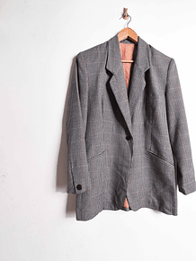 Blazer lana vintage micro pata de gallo 