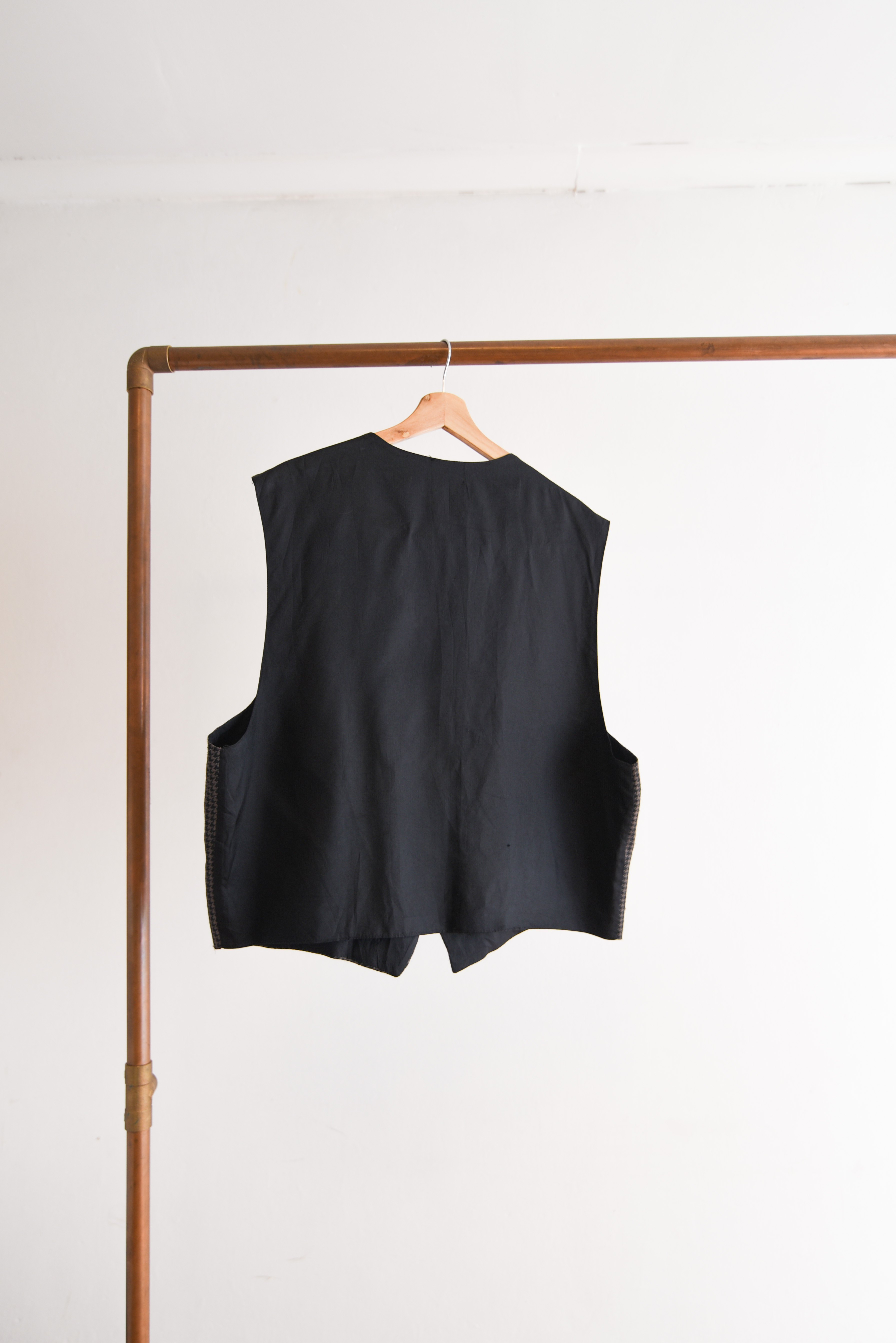 Vest grafito pata de gallo vntg