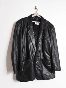Blazer vintage cuero 90s