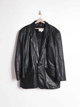 Blazer vintage cuero 90s
