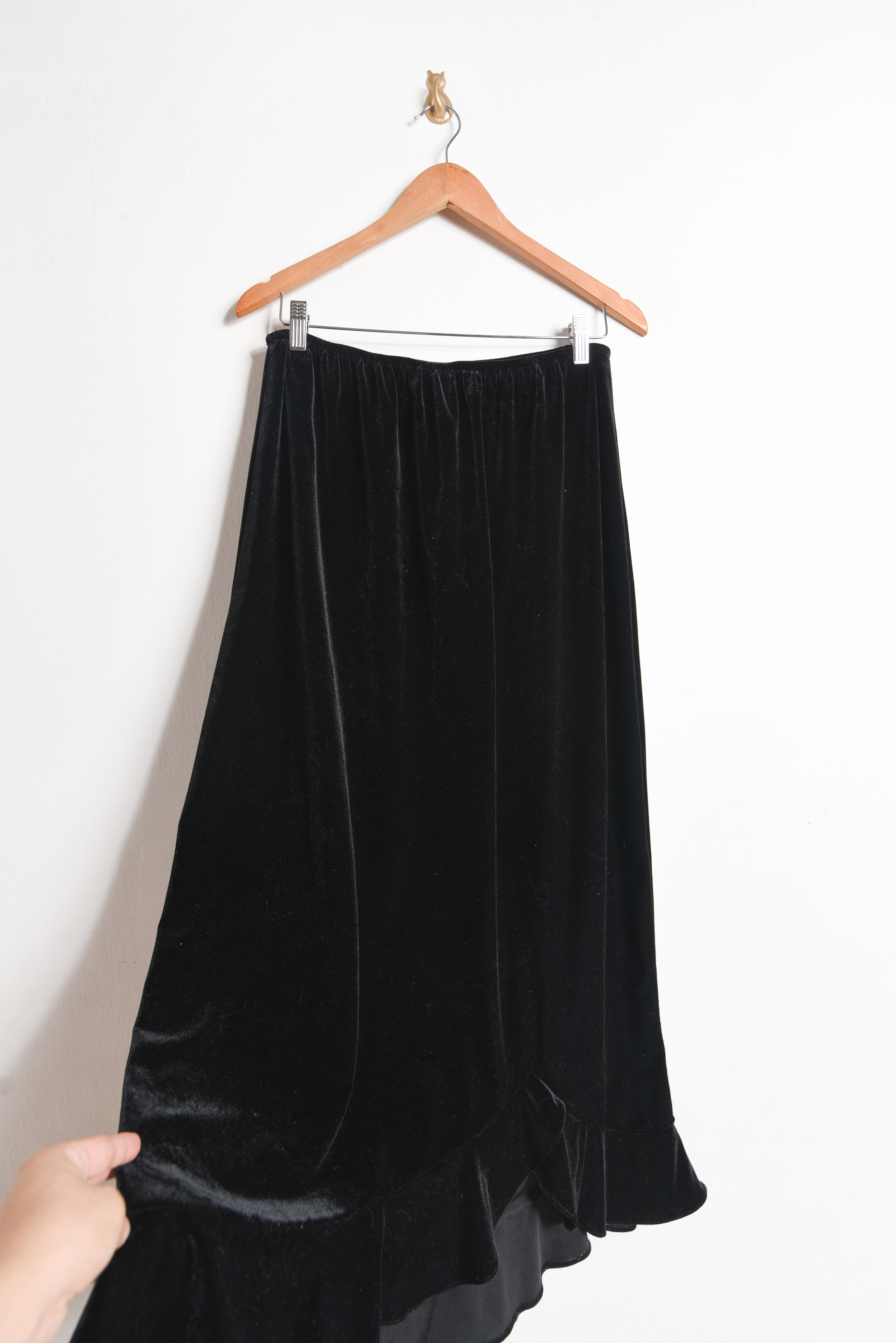 Maxi falda 90s velvet