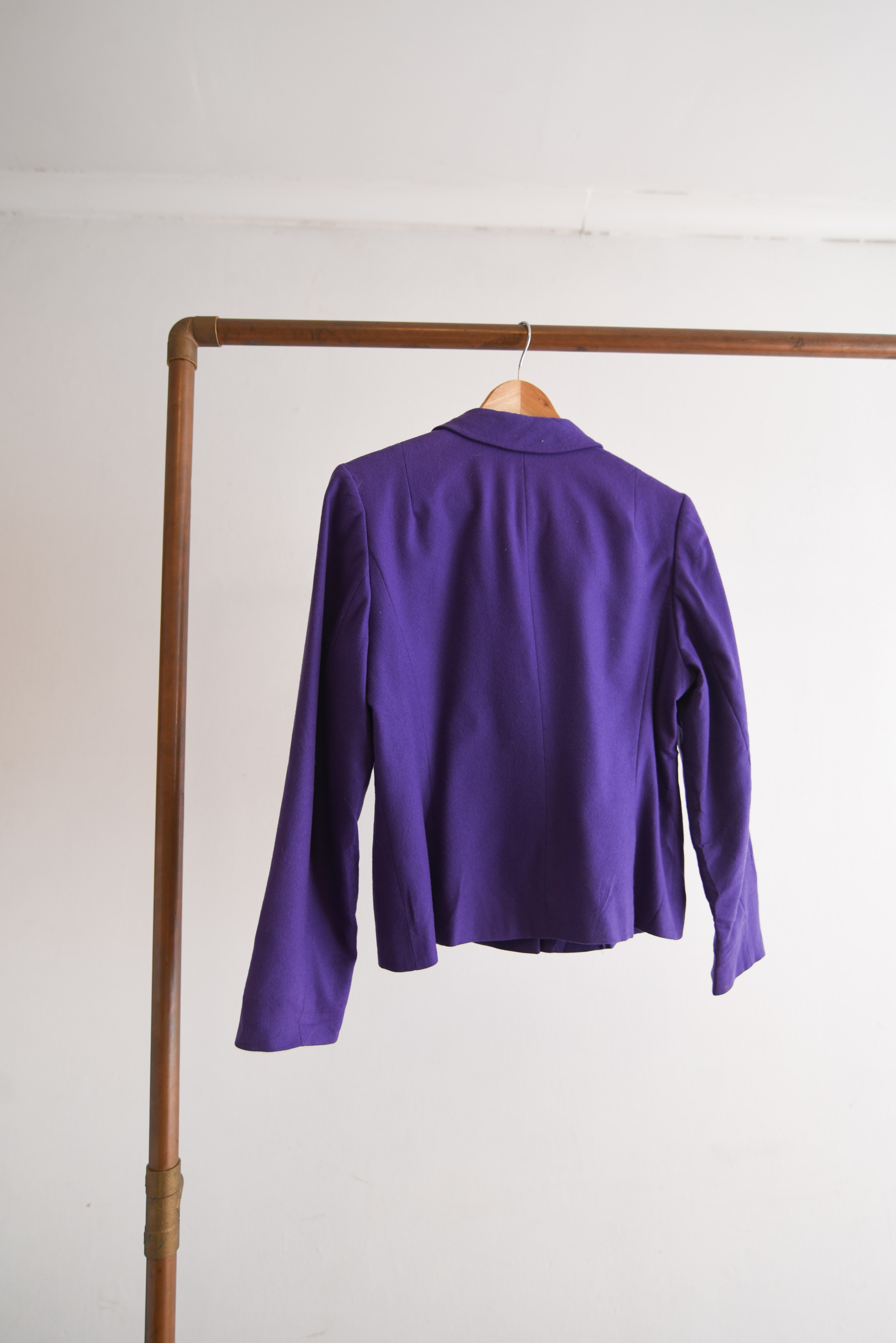 Blazer morado lana Pendleton vintage