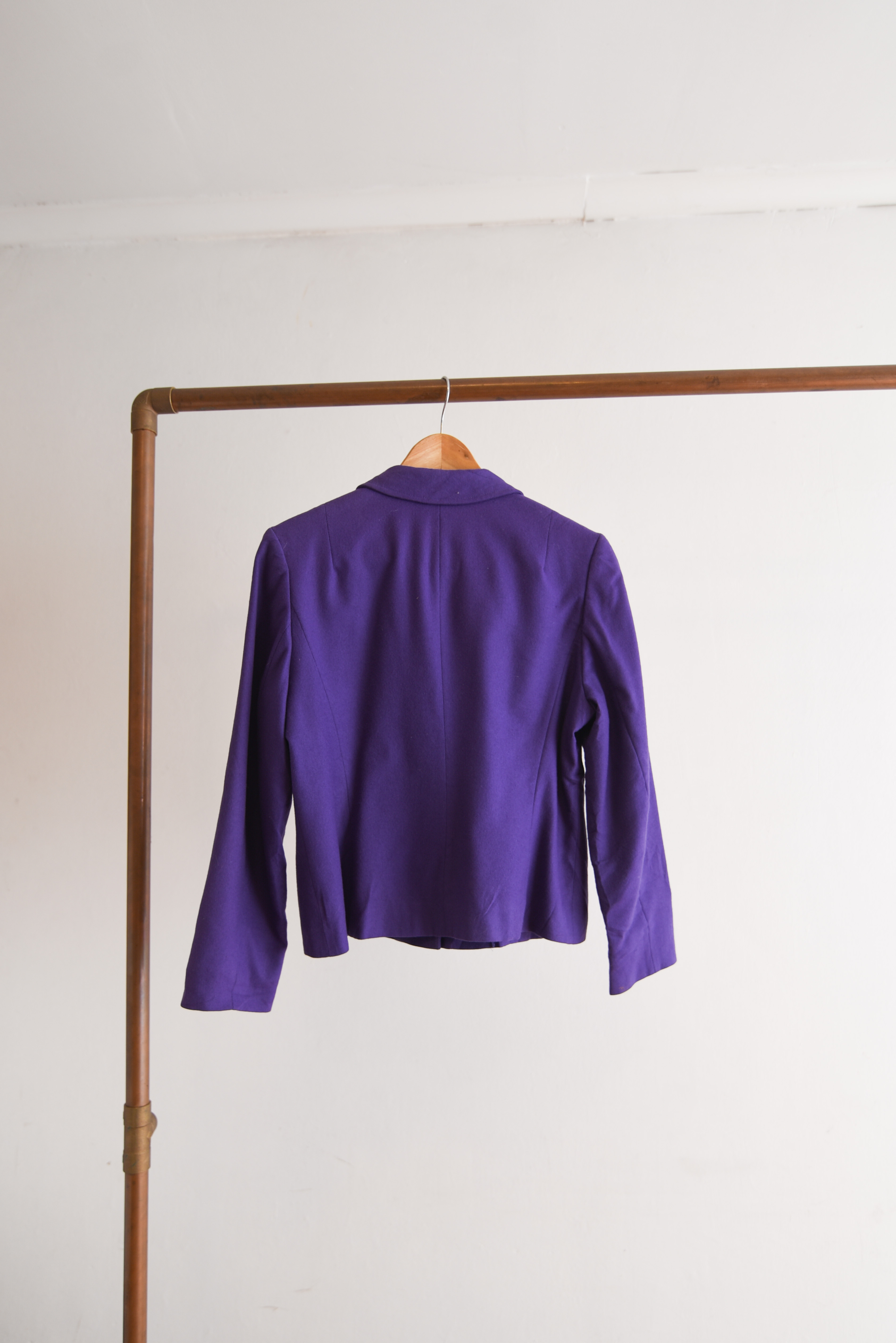 Blazer morado lana Pendleton vintage