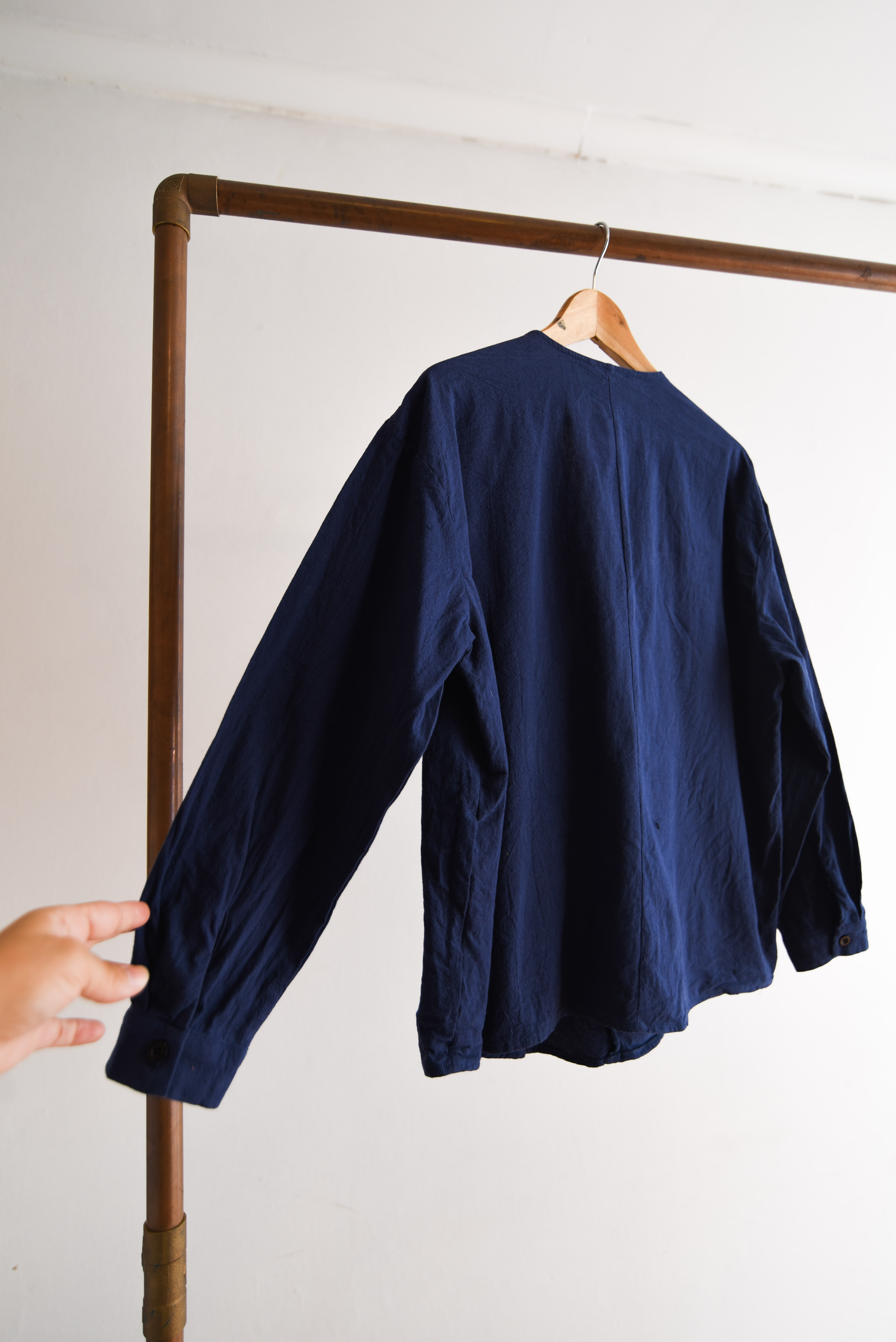 Blusa azul navy cotton