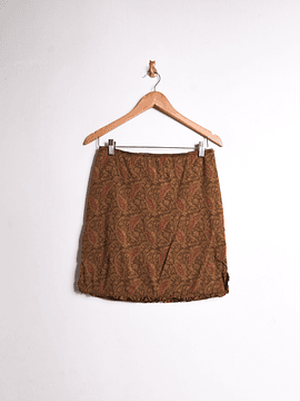 Falda café Ralph Lauren