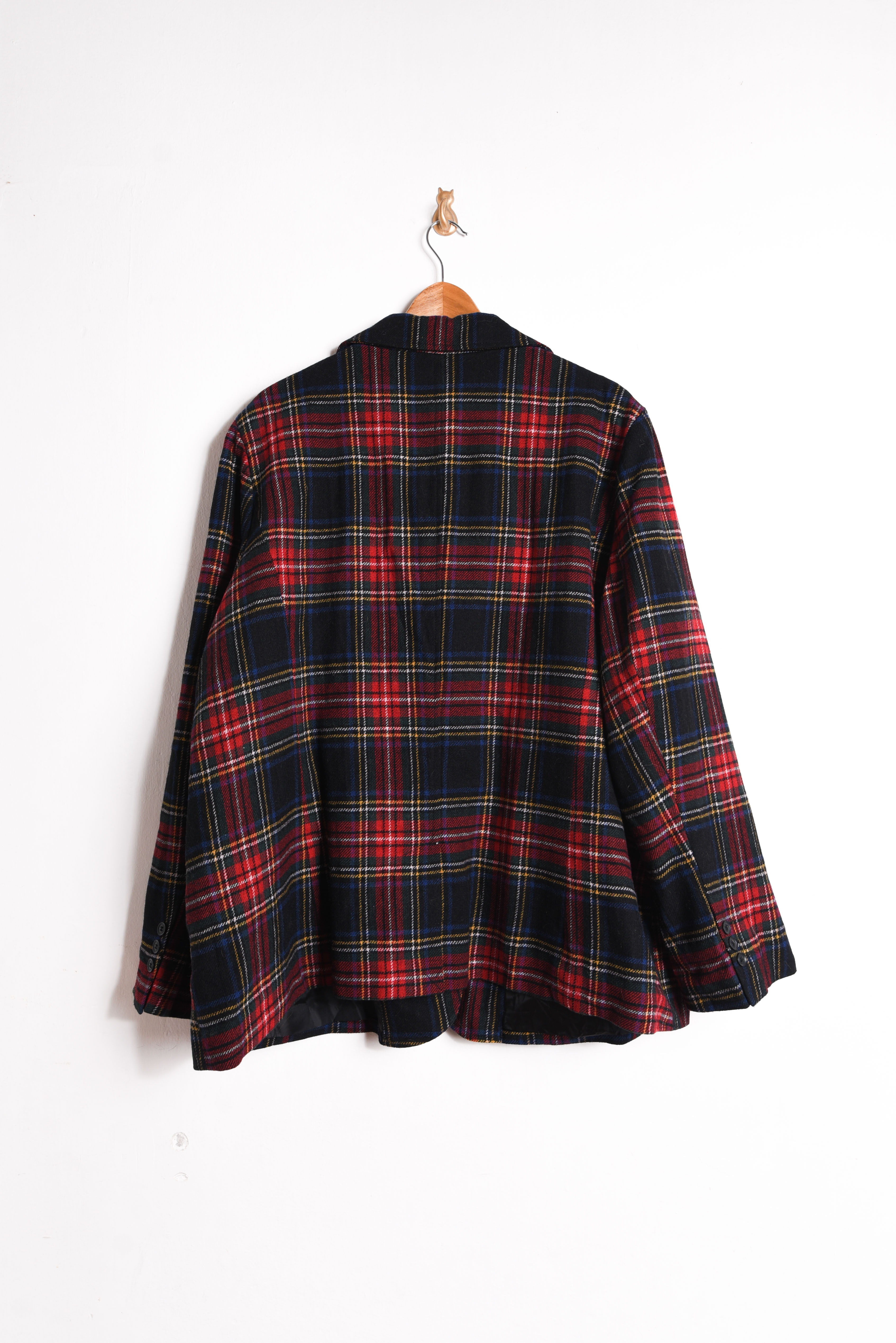 Blazer tartán black&red
