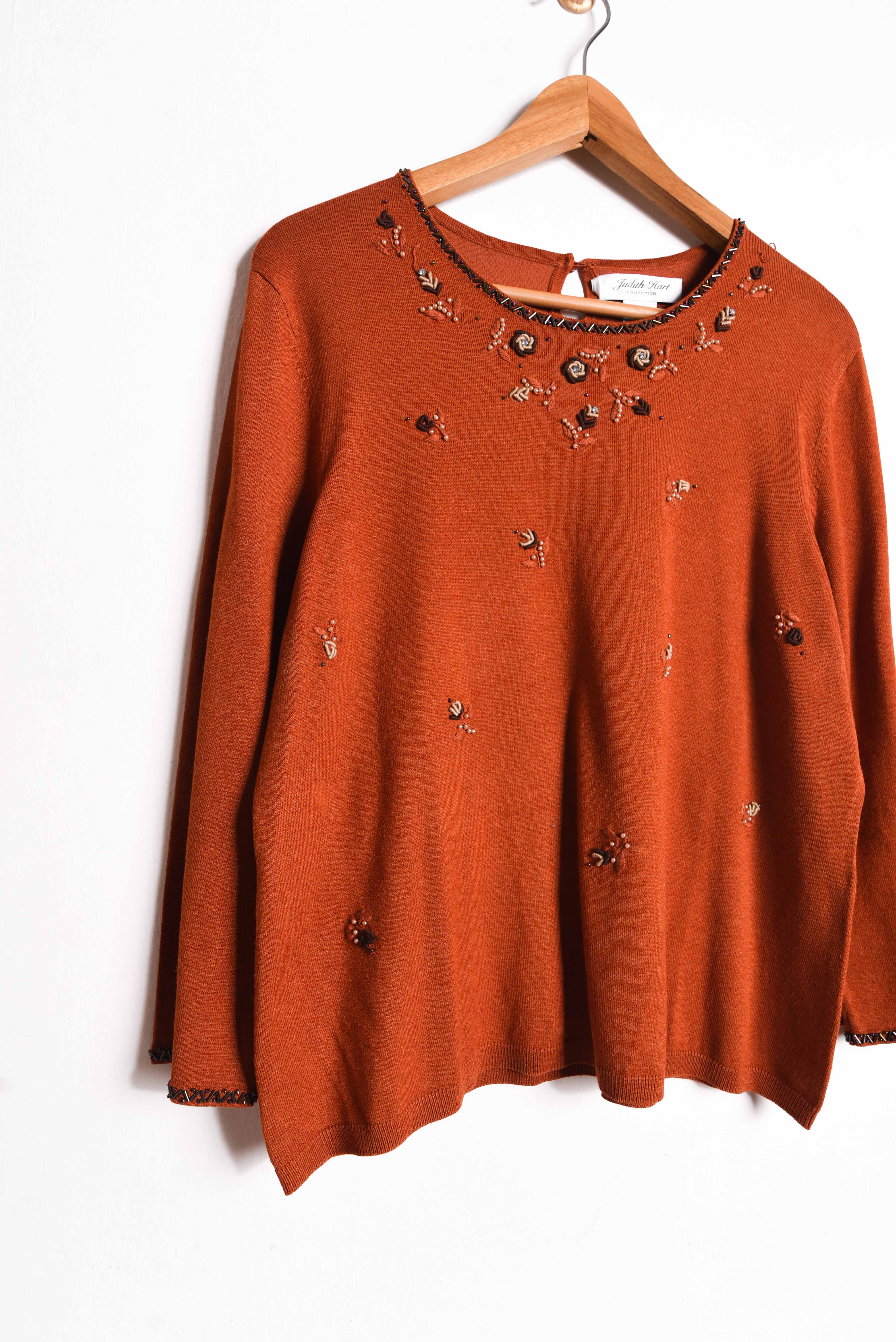 Top tejido granate seda