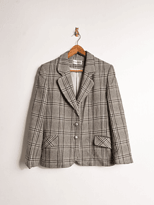 Blazer café Gales vintage lana