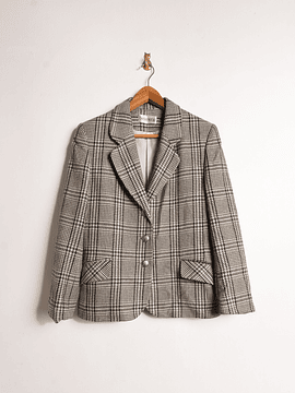 Blazer café Gales vintage lana