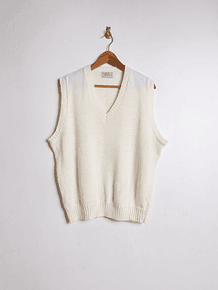 Sweater vest marfil vintage