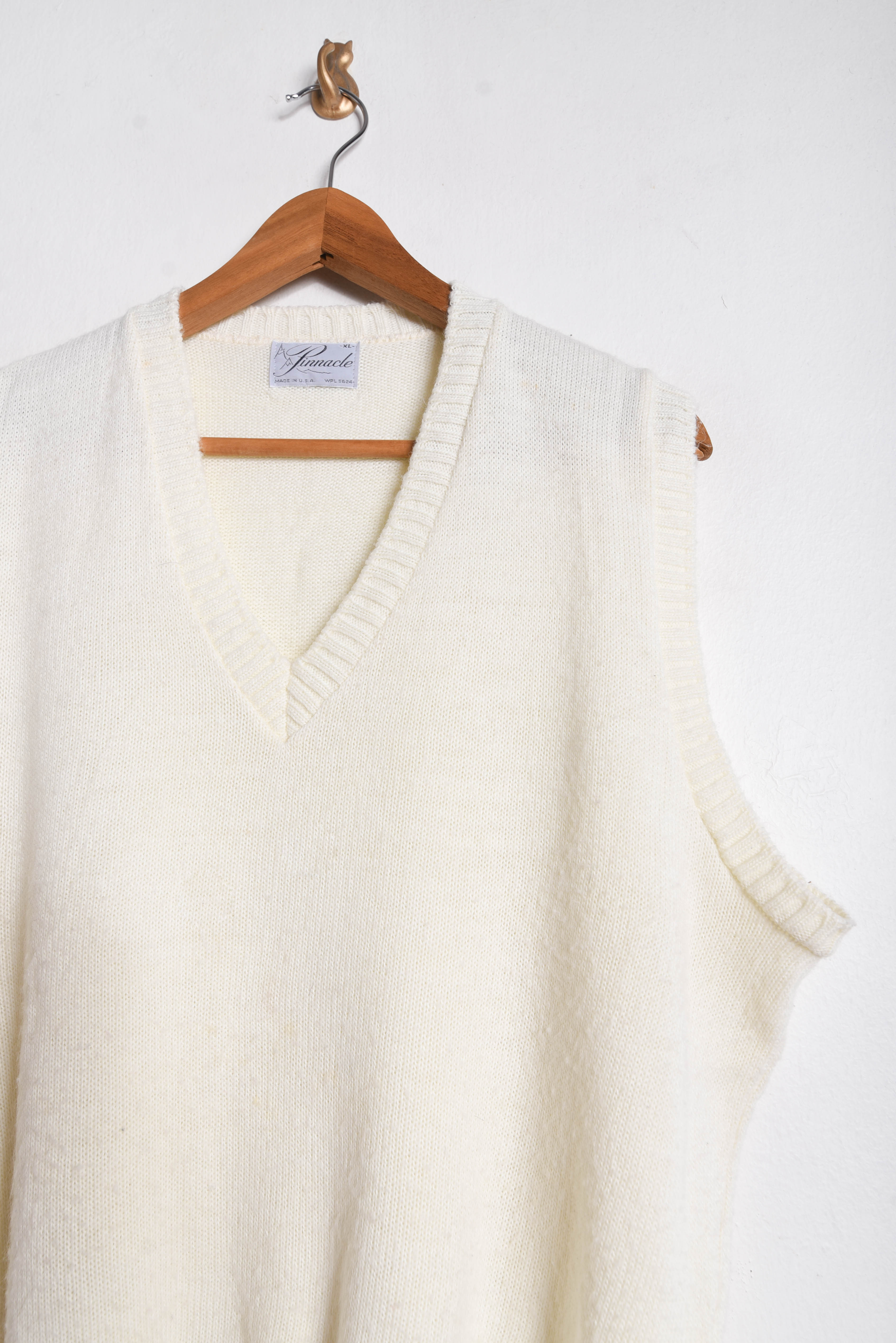 Sweater vest marfil vintage