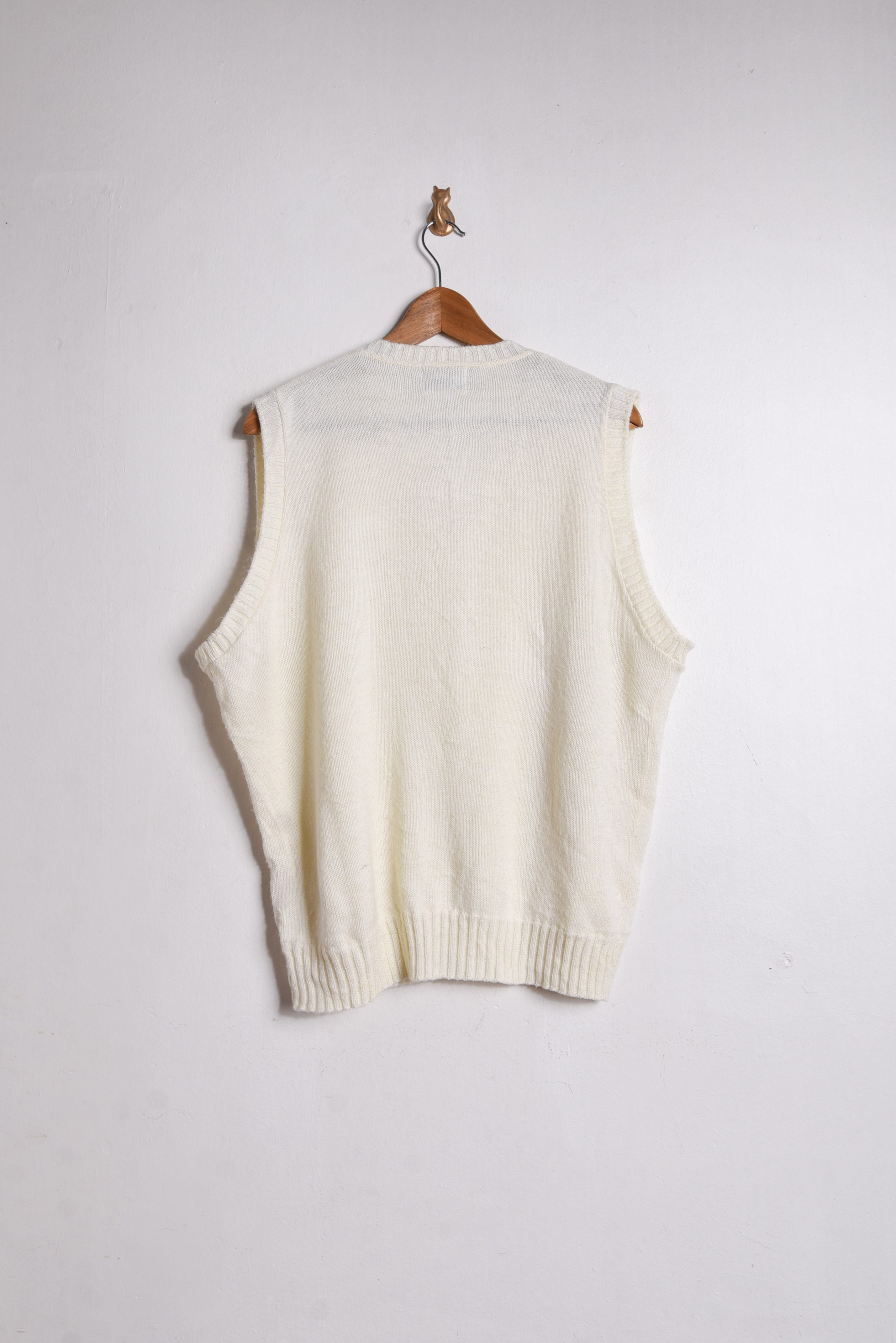 Sweater vest marfil vintage