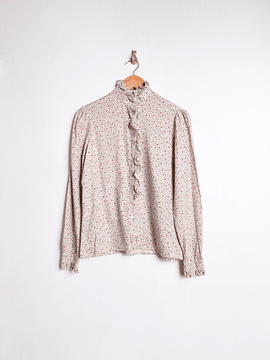 Camisa pastel floral vuelos