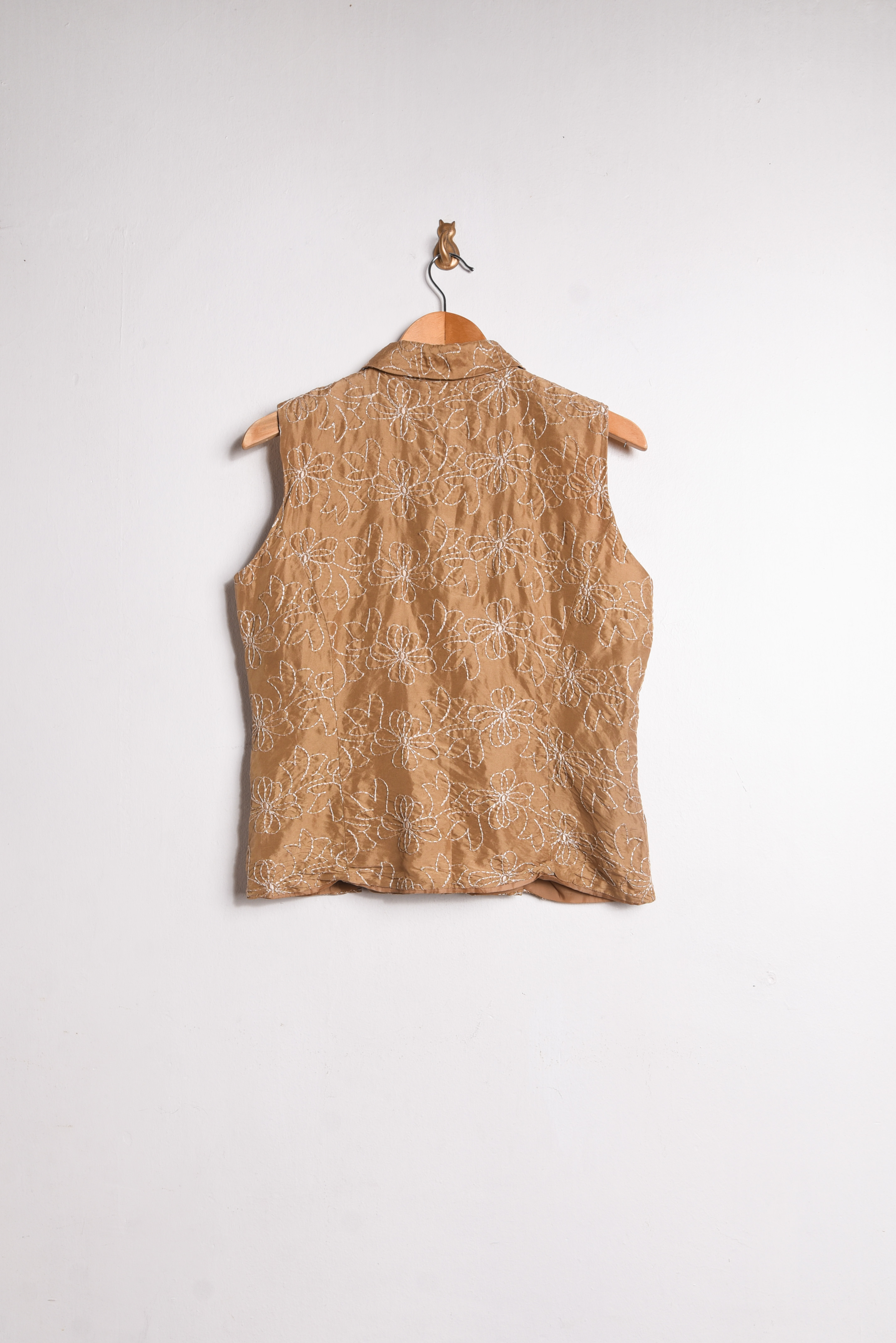 Blusa golden silk 90s