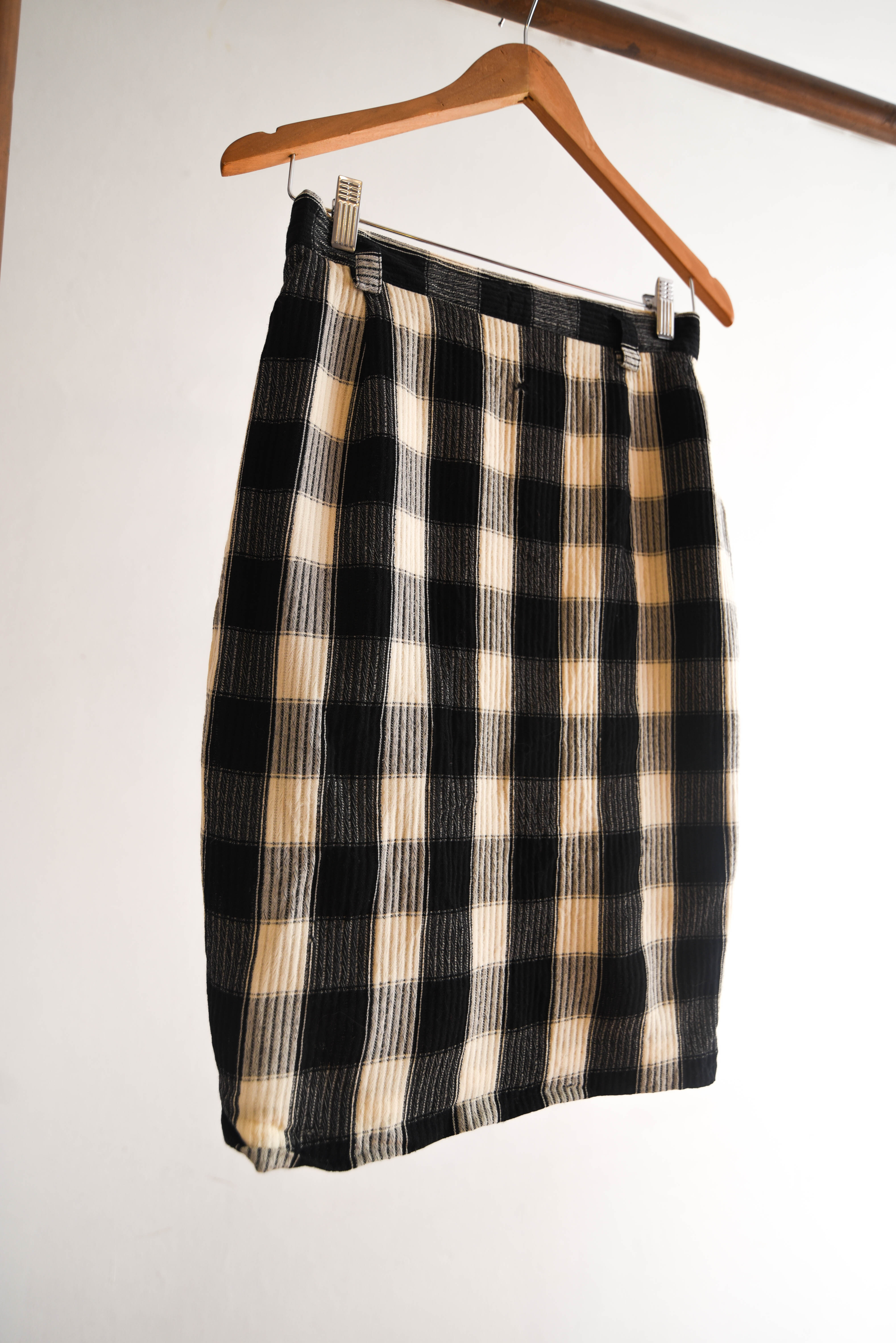 Falda vintage cuadros 