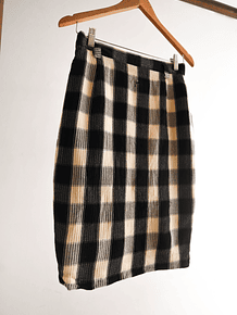 Falda vintage cuadros 
