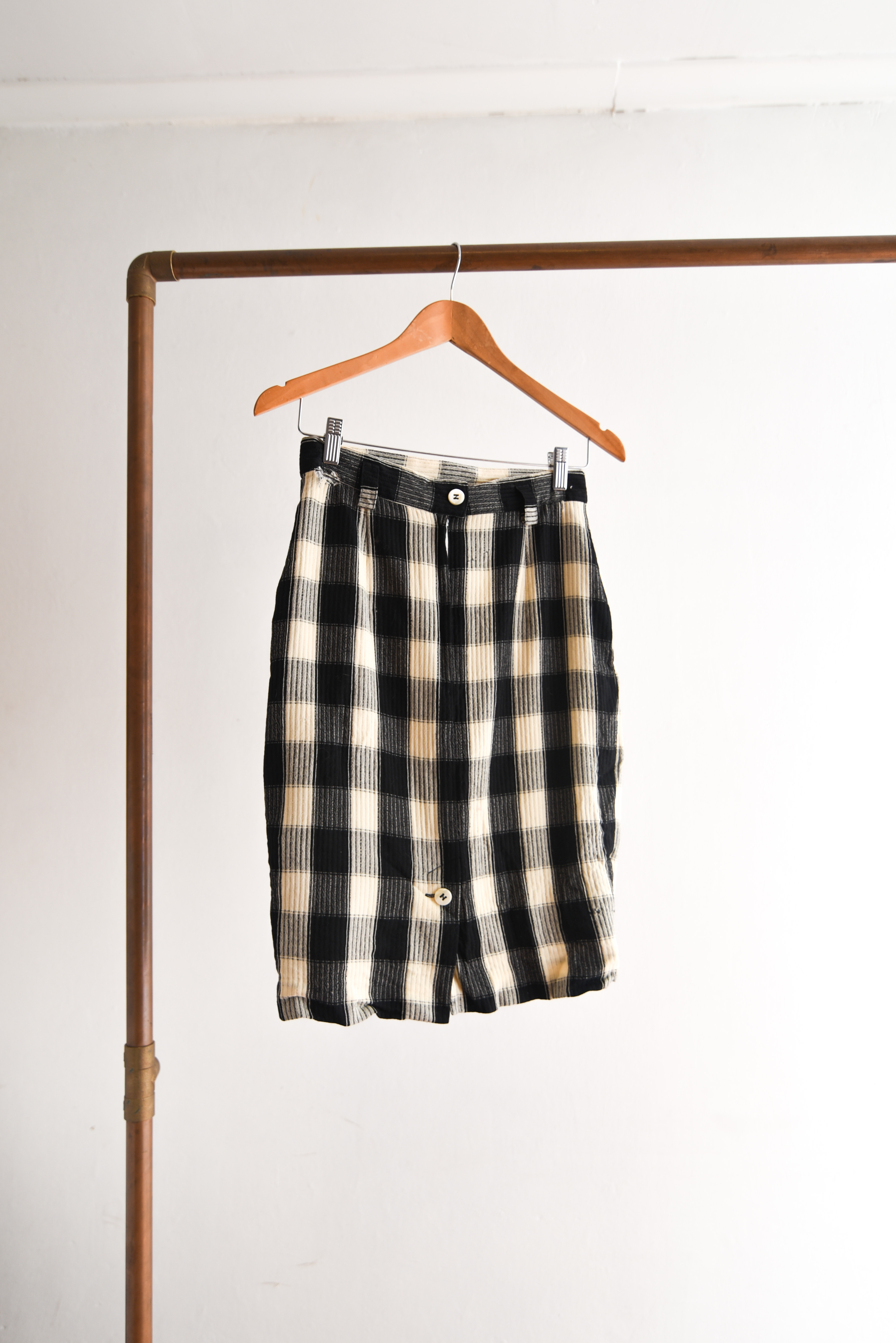 Falda vintage cuadros 