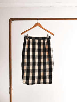 Falda vintage cuadros 