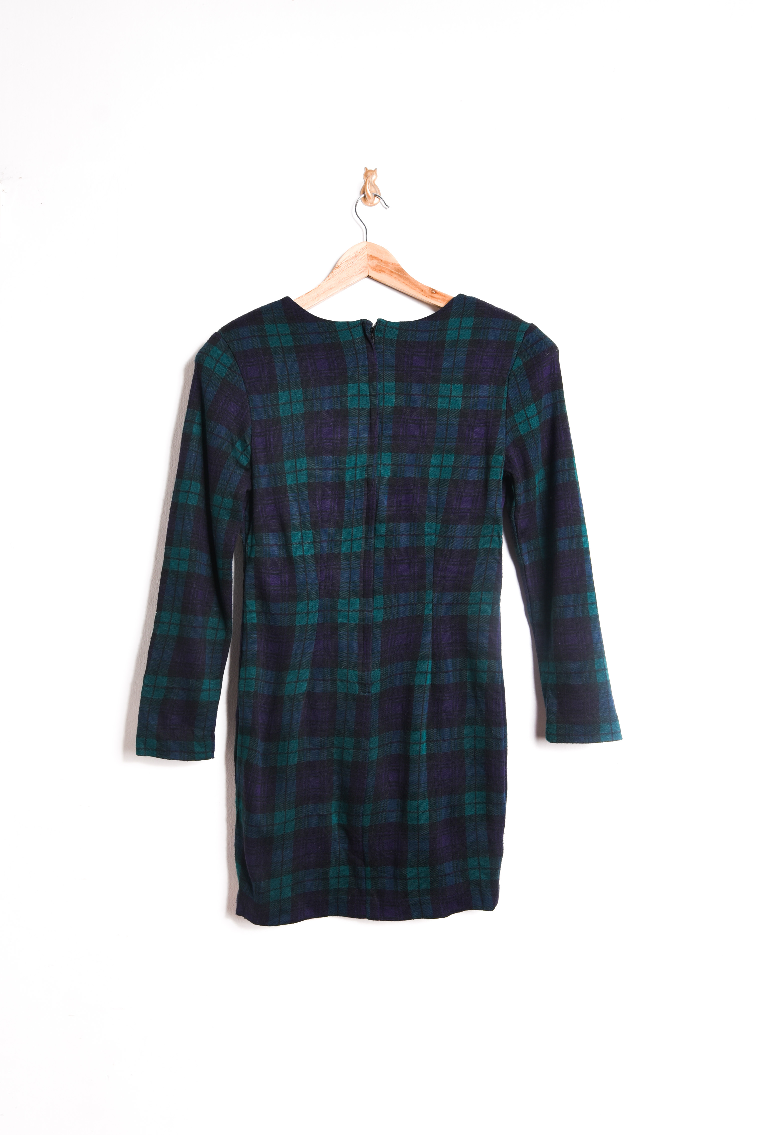 Vestido tartán blue navy