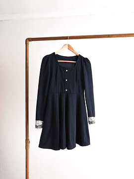 Vestido navy blonda