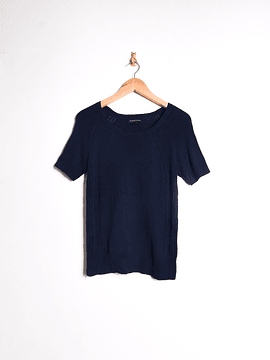 Top tejido navy