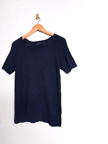 Top tejido navy