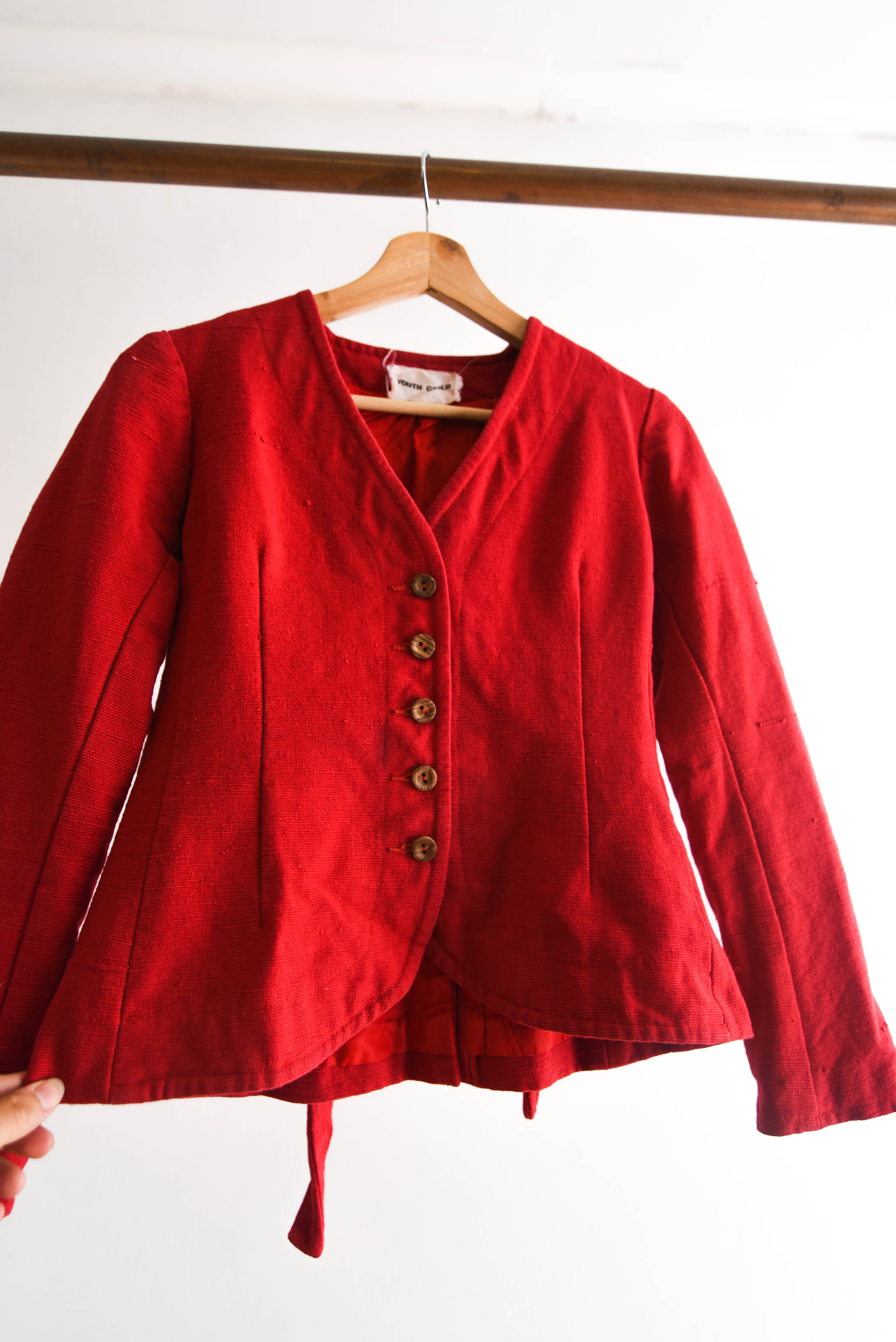 Chaqueta 60s roja lazito