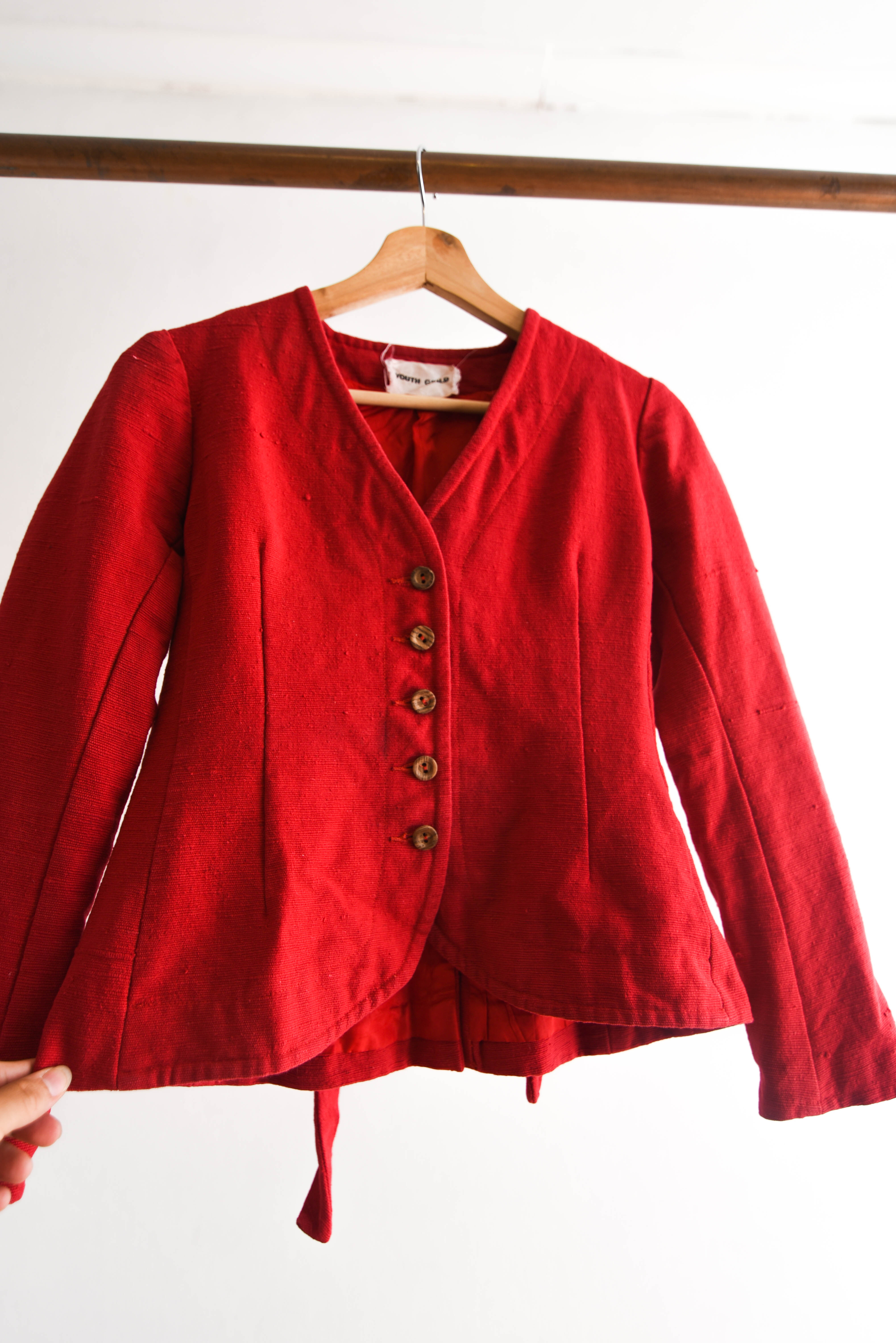 Chaqueta 60s roja lazito