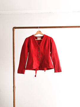 Chaqueta 60s roja lazito