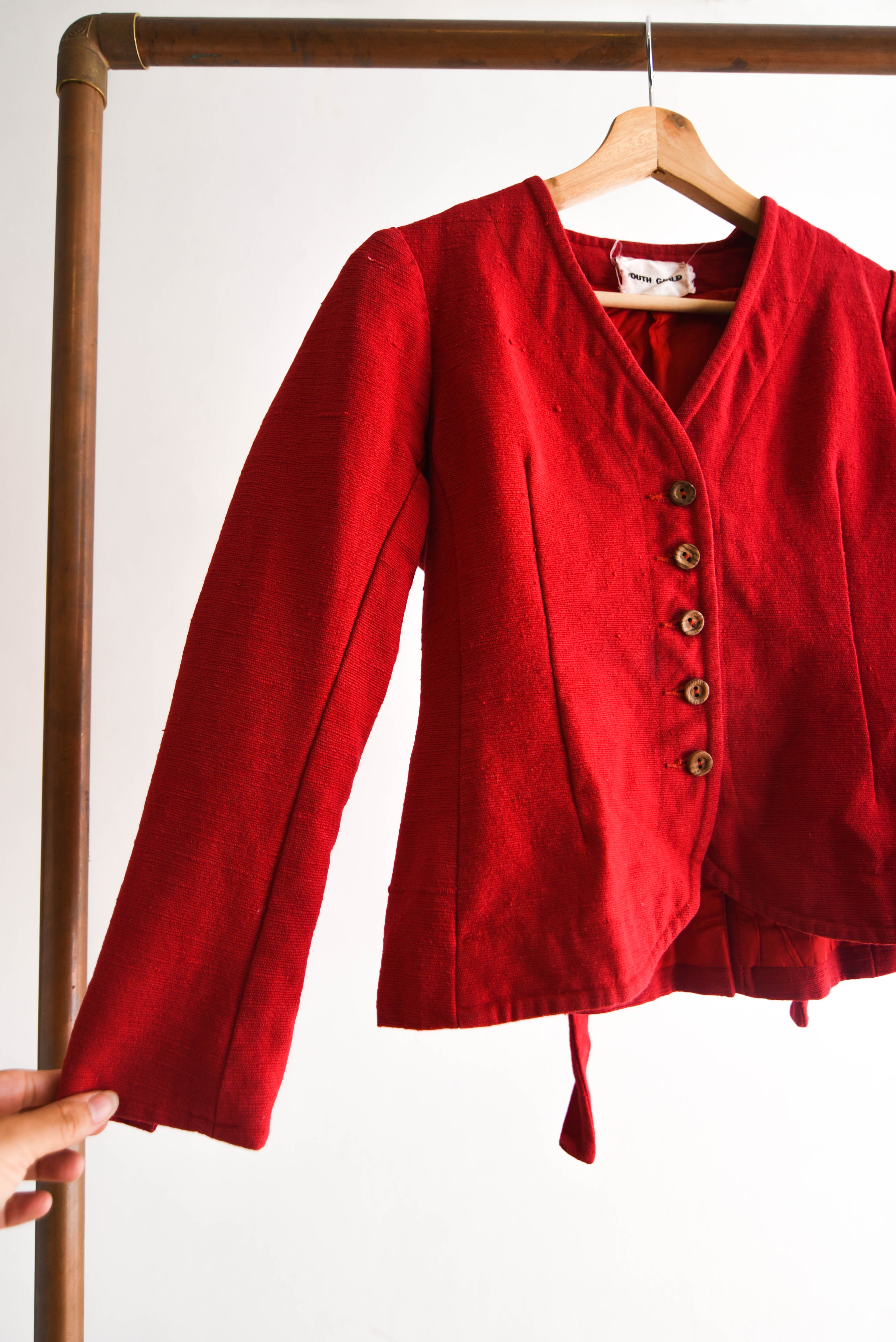 Chaqueta 60s roja lazito