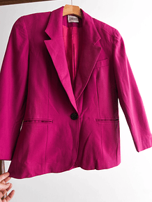 Blazer lana power pink