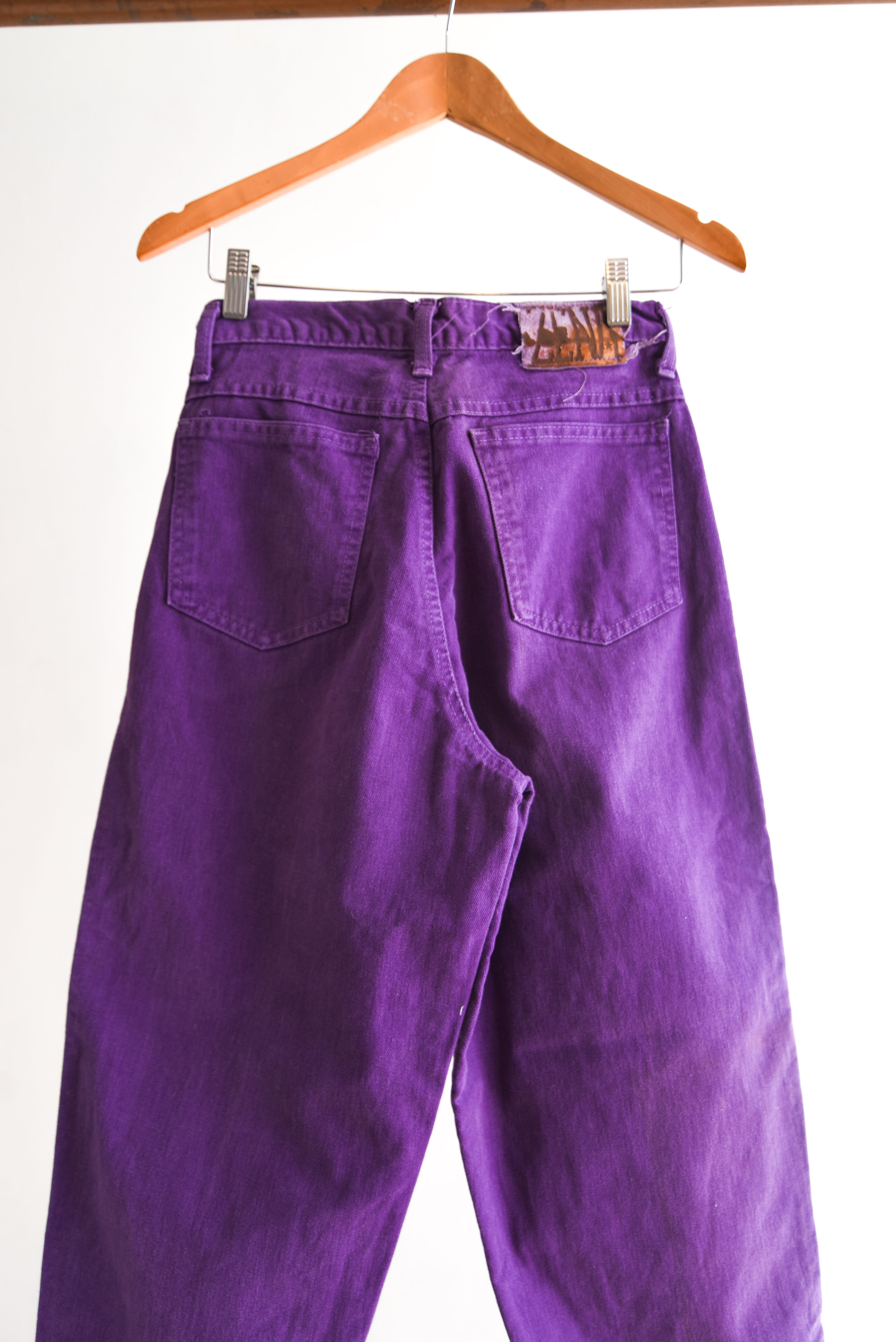 Jeans tiro alto purple 90s