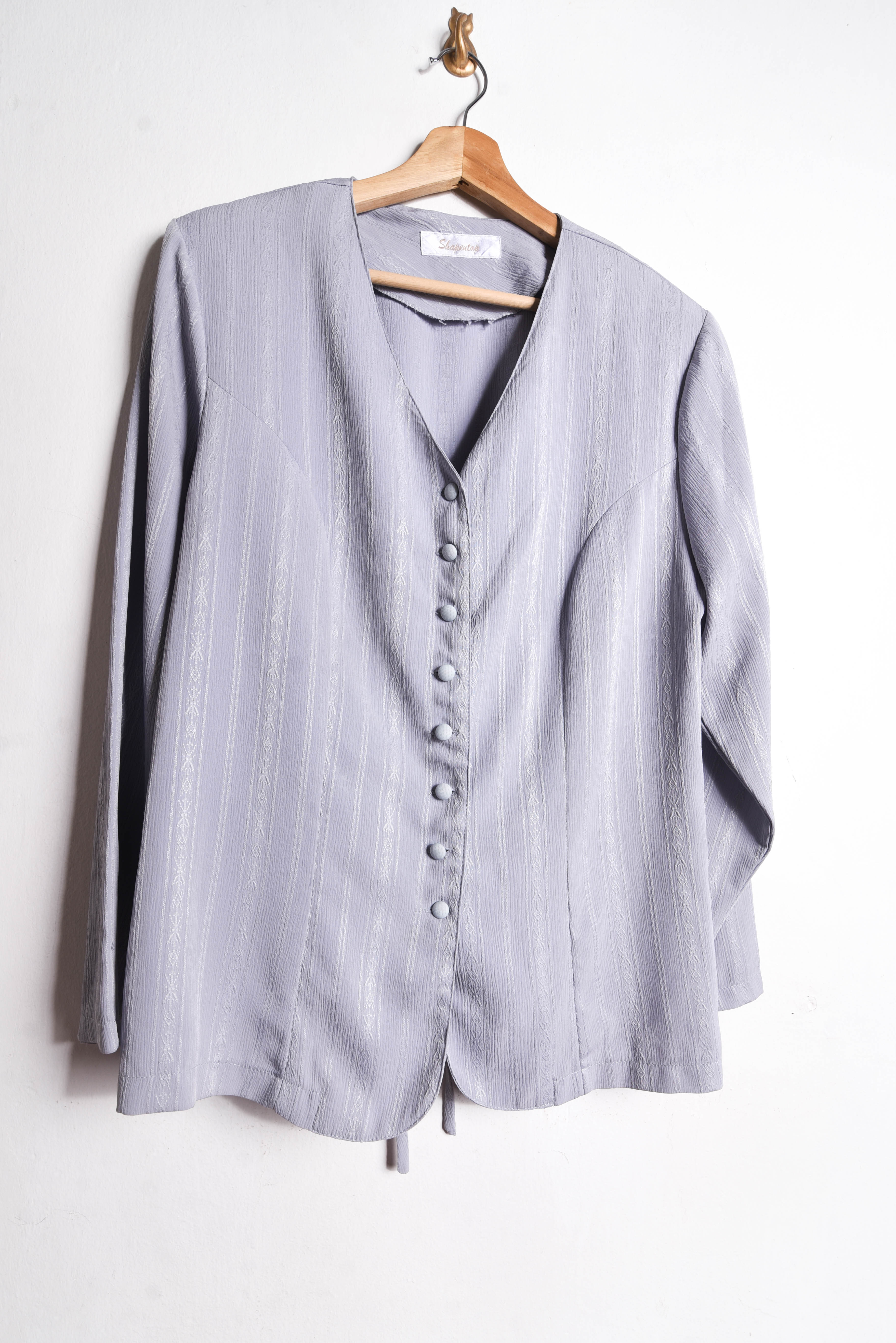 Chaqueta celeste brocato