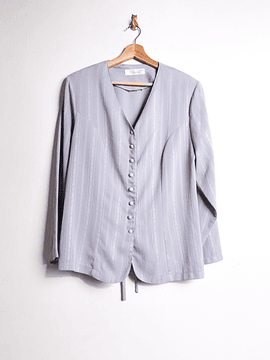 Chaqueta celeste brocato