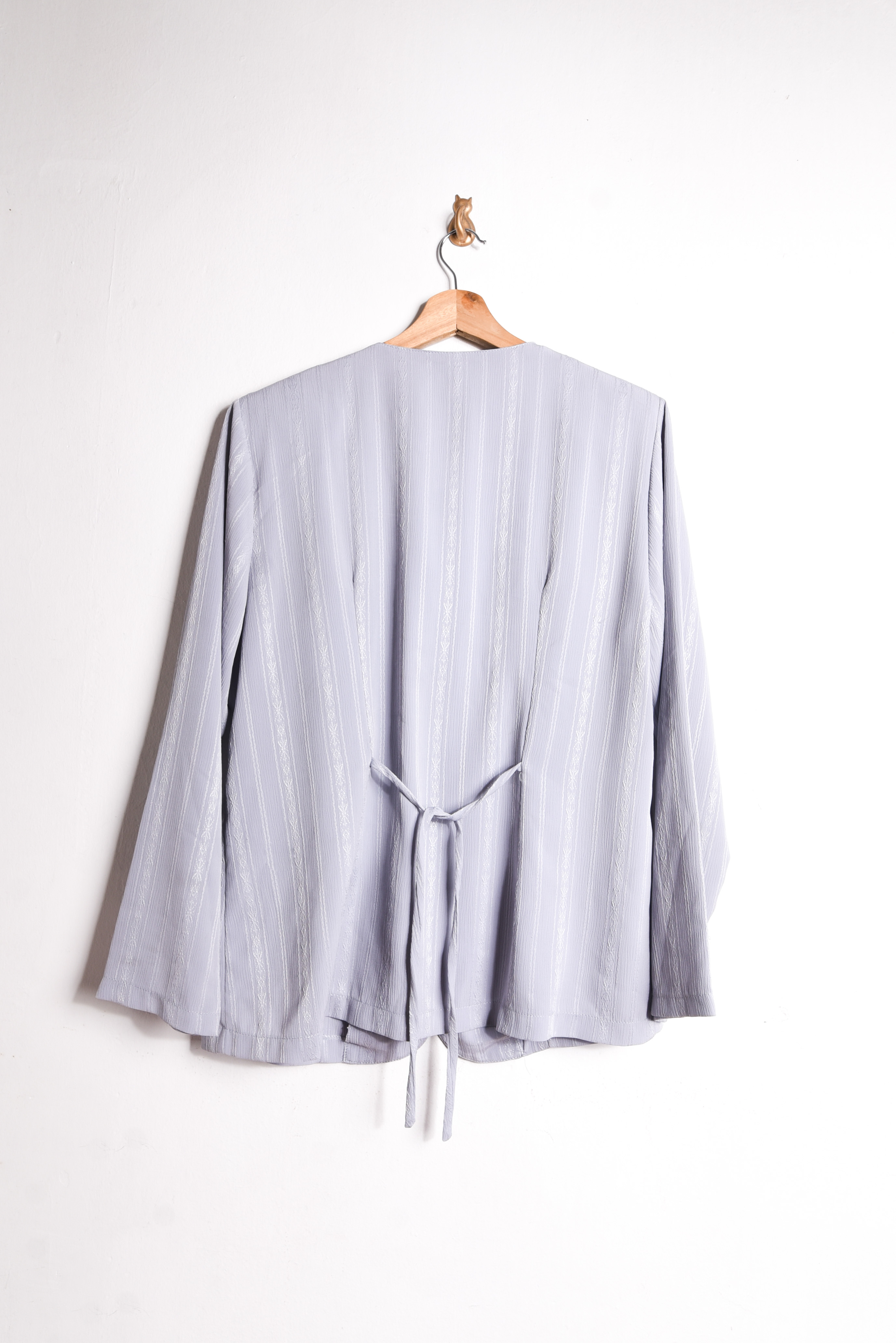 Chaqueta celeste brocato